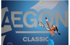 BIRMINGHAM, ENGLAND - JUNE 14:  Ana Ivanovic of Serbia in action in her semi-final match against Shuai Zhang of China during day six of the Aegon Classic at Edgbaston Priory Club on June 14, 2014 in Birmingham, England.  (Photo by Jordan Mansfield/Getty Images for Aegon)